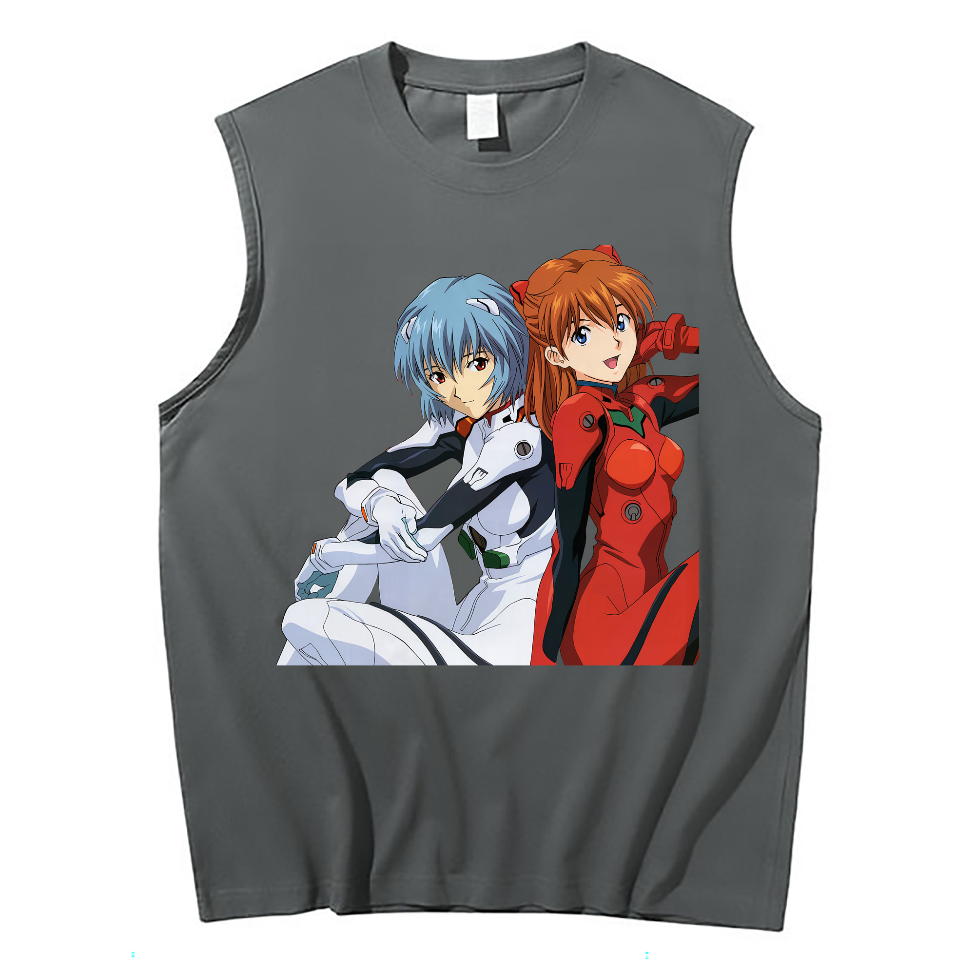（画像用） EVA 新世紀エヴァンゲリオン コットン100％タンクトップ（フロントプリント）